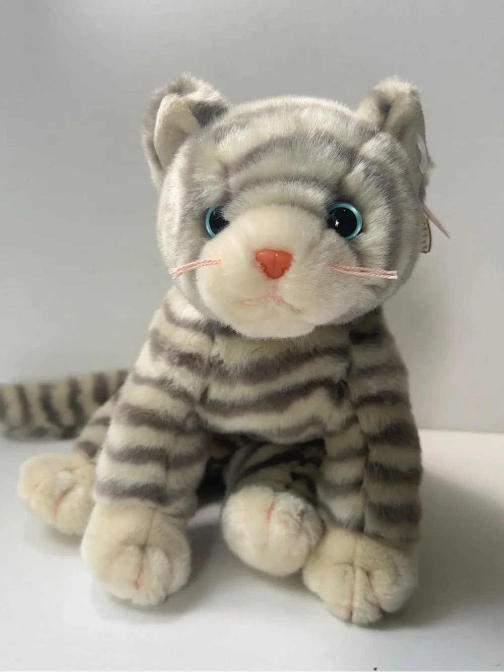 Ty Beanie Buddy Silver the Grey Tabby Cat 1999 – Mint Tags, Excellent Condition